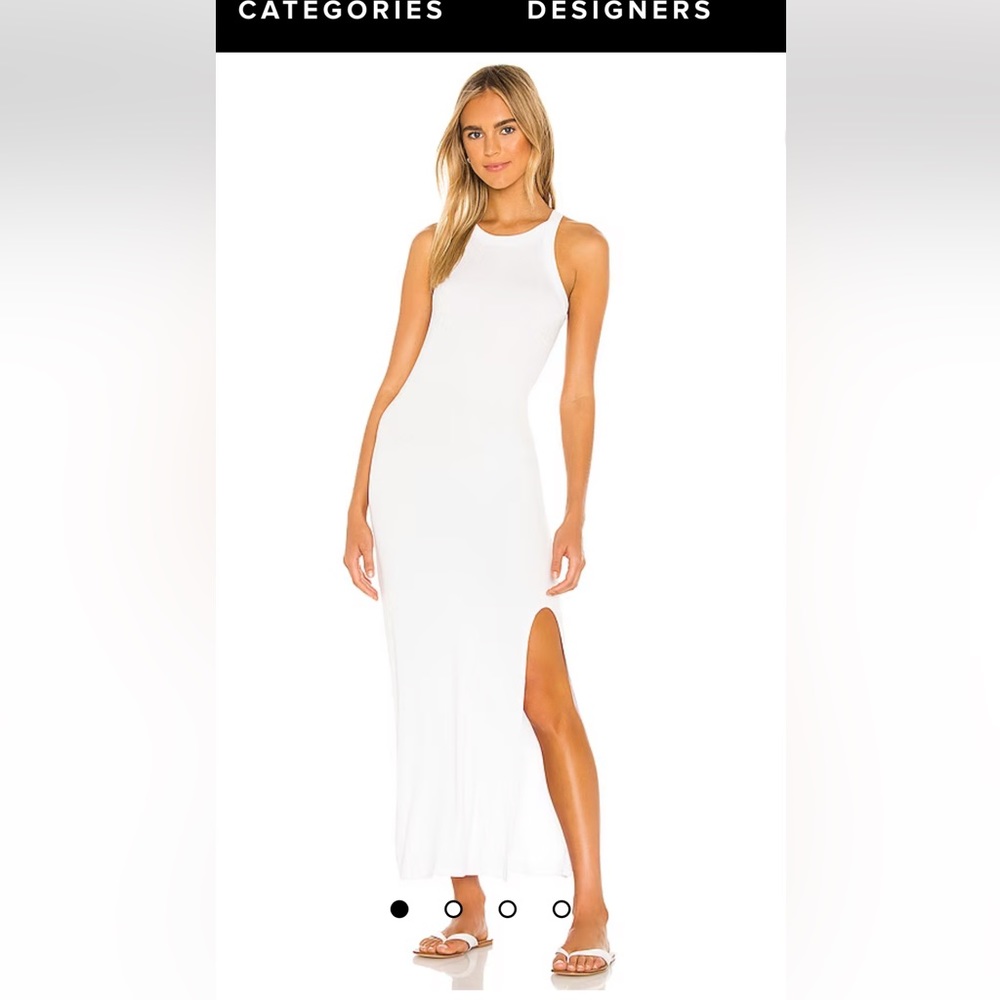 LNA Candi Dress in white